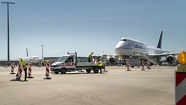 Photo construction site Terminal 3 Frankfurt Airport