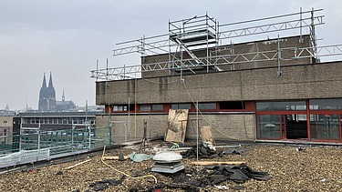 Photo: Refurbishment work on the ‘Bauen im Bestand’ project at Cologne Central Library