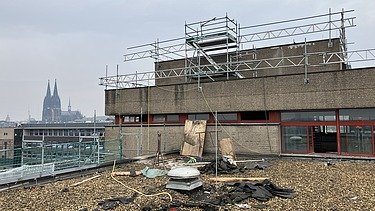 Photo: Refurbishment work on the ‘Bauen im Bestand’ project at Cologne Central Library