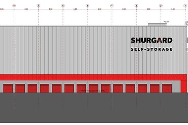 Plan drawing warehouse