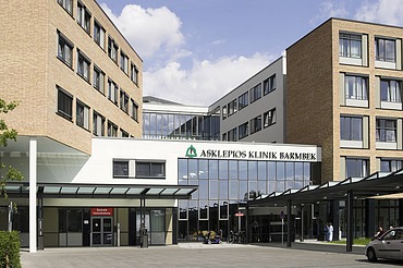 Eingang eines Krankenhauses