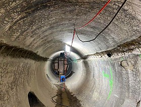 Photo of the inside of a tunnel