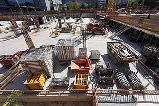 Photo construction site SEED Frankfurt am Main