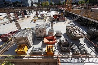 Photo construction site SEED Frankfurt am Main