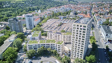 Photo of the Lichtblick residential complex in Würzburg
