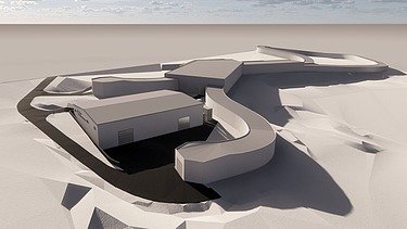 Visualisierung Betriebsgebäude