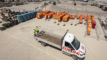 Photo construction site Terminal 3 Frankfurt Airport