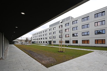 Photo Exterior view of accommodation and training rooms of the riot police in Königsbrunn