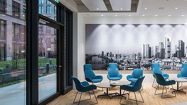 Photo interiors The Brick office building Europaviertel Frankfurt