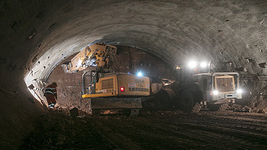 Photo construction site highway tunnel Boyneburg