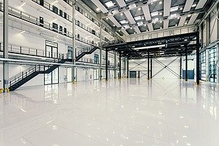 Interior view of the ZAL 2 research building