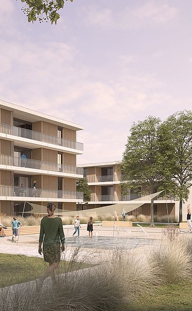 Visualisierung Wohngebäude