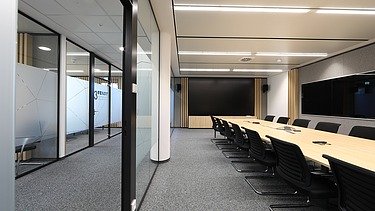 Photo interior view of AGCO GmbH office building in Marktoberdorf