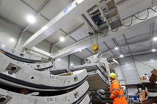 Foto Baustelle U-Bahn Nord-Süd-Linie Amsterdam