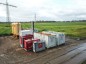 Bild der Enteisenungsanlage für den Neubau der Stromtrasse