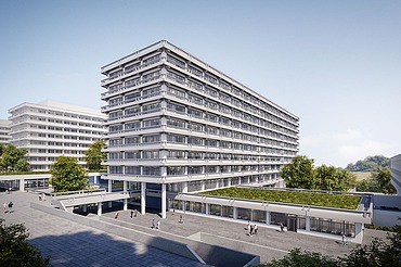 Visualisierung Ruhr-Universität Bochum Ersatzneubau GC-Komplex