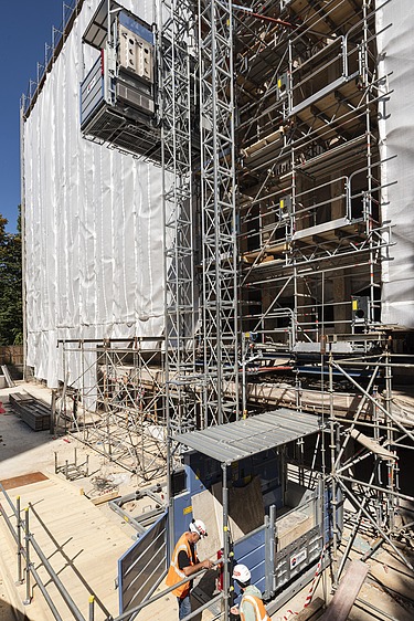 Foto Baustelle Landwirtschaftliche Rentenbank Frankfurt am Main