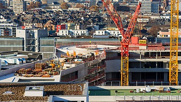 Foto Baustelle Henninger Turm Frankfurt am Main