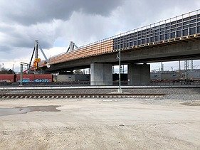 Photo of a bridge substructure