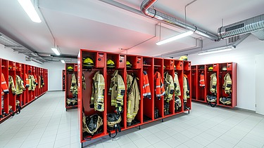 Photo changing room fire station Aindling