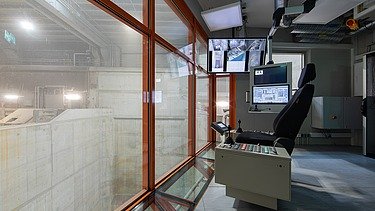 Foto Innenansicht des Erweiterungsbaus vom Müllheizkraftwerk, Ulm