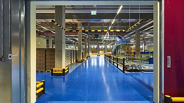 Vollausgestattetes Logistikzentrum