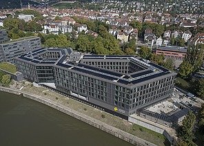 Bird's eye view of the Esslingen District Office