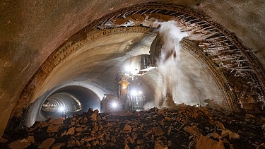 Photo construction site highway tunnel Boyneburg