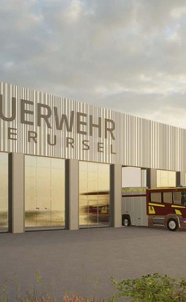 Visualization of the fire station building