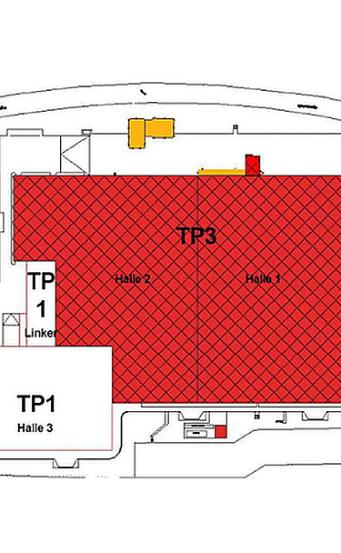 Construction plan of the warehouse
