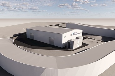 Visualisierung Betriebsgebäude