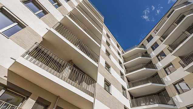 Foto Luftaufnahme Atriumquartier Leipzig 