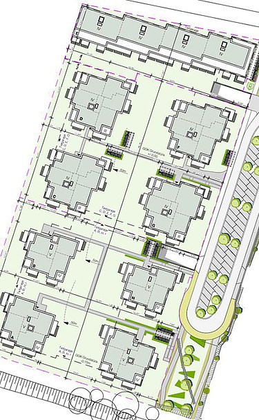 Construction plan Elbe terraces