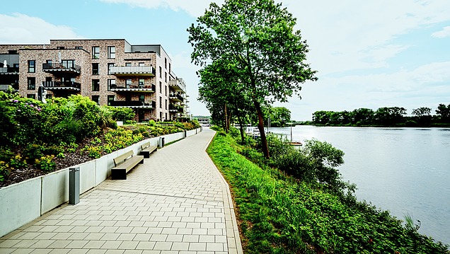 Foto Wohnbauprojekt Elbterrassen in Geesthacht