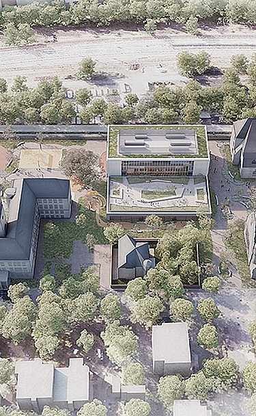 Visualisierung Schulgebäude