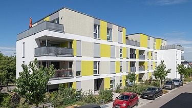 Photo exterior view of apartment buildings in Luise-Bronner-Straße Heilbronn