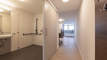 Foto Sanierter Bestandsbau des Seniorenheims Dreifaltigkeitshof in Ulm