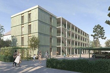 Visualisierung Wohngebäude