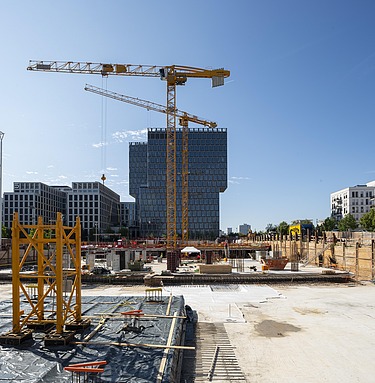 Photo construction site SEED Frankfurt am Main