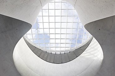 Detailaufnahme eines Lichtauge des Tiefbahnhofs S21