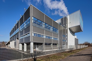 Exterior view of the extension to the waste-to-energy plant, Ulm