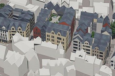 Visualisierung: Die neuen Domhöfe