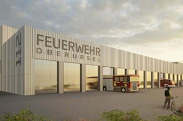 Visualization of the fire station building