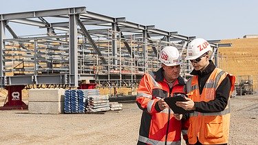 Photo construction site FAIR Research Center Darmstadt