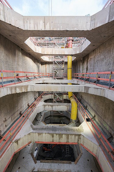 U5 Hamburg Lot 2: Start of shell construction