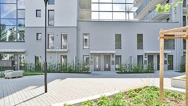 Foto Außenansicht Wohngebäude Augusta & Luca in Augsburg