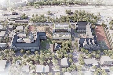 Visualisierung Schulgebäude