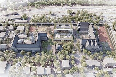 Visualisierung Schulgebäude