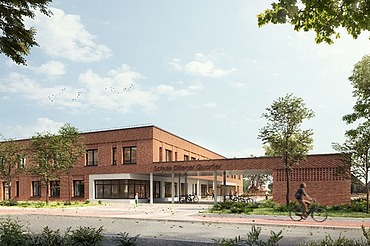 Visualisierung Schulgebäude