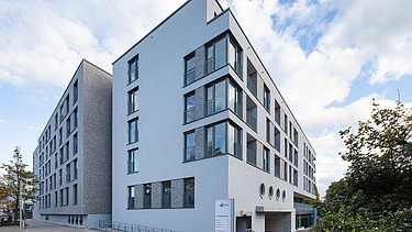 New construction of the Dreifaltigkeitshof retirement home, Ulm
